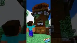Minecraft Steve revenge on Villagers 