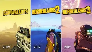 Borderlands vs Borderlands 2 vs Borderlands 3 | Physics and Details Comparison