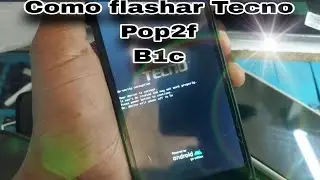 How to flash Tecno B1c Como instalar frimware
