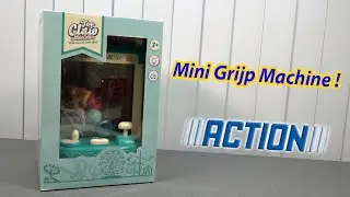 Action Mini €9,99,- Claw / Grijp Kermis Arcade Machine 🙌