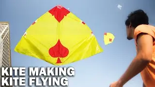 KITE MAKING & KITE FLYING | Farfarata Phadar Sharla