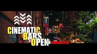 CINEMATIC BARS OPEN in Kinemaster || How To Add Cinematic Bars ||Make Black Bars Open