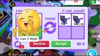 FINALLY 😱 AFTER SO MANY DECLINES 😭 GOT *NEW* NEON GLORMY LEO?! 😍 *BEST OFFERS* Adopt Me - Roblox