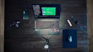 My Youtube Editing Desk set up preview