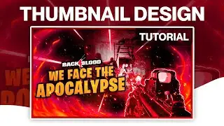How To Make Gaming Thumbnail Design in Photoshop 2021 - #GraphixVai