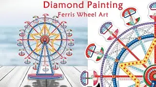 Double-sided Diamond Painting Acrylic Ferris Wheel Art Kits