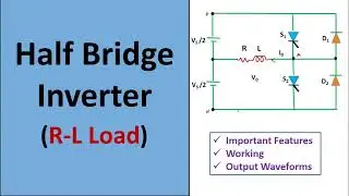 Half Bridge Inverter with R-L Load