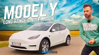 2024 Tesla Model Y Long Range Single Motor getest | Boenk derop!