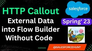 Salesforce Spring'23: HTTP Callout External Data into Flow Builder Without Code  