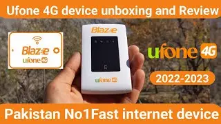 Ufone 4G Wifi Device | Ufone 4G Device Unboxing & Review