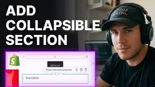 How to Add Collapsible Product Description Section in Shopify (2026) | Theme Editor