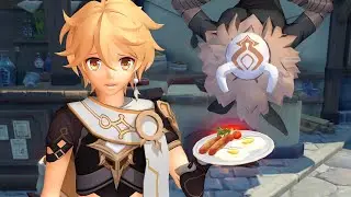 If Genshin Impact food was realistic | MMD meme animation | Aether & Venti