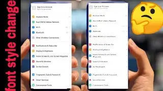 Realme 5 Font style change | home screen writing style