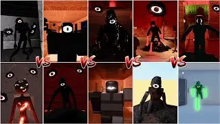 Roblox Doors Seek Chase but in 18 Different Fanmade Doors seek chases (high Graphics)