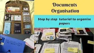 Documents Organization| Paper organization| Step by step process to organize documents