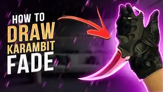 I was drawing the karambit fade, HERE IS HOW