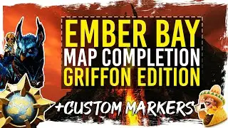 Guild Wars 2 - Ember Bay Map Completion with Custom Markers