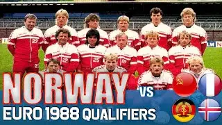 NORWAY Euro 1988 Qualification All Matches Highlights | Road to West Germany