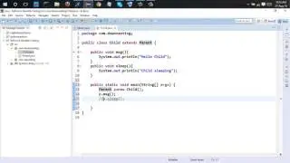 java downcasting using eclipse9