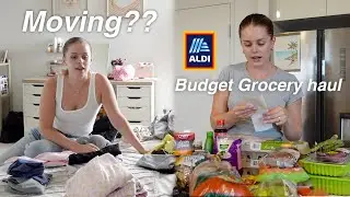 VLOG | we might be moving 🏠 ... + budget aldi grocery haul!