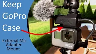 Best GoPro External Mic Adapter Mount GoPro Stock Case Ulanzi VJIM GoPro External Microphone Mount