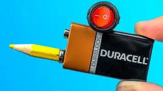 8 ПРОСТЫХ ИЗОБРЕТЕНИЙ С БАТАРЕЕЙ 9В