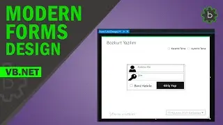 Visual Basic .Net - Modern Form Tasarımı / Windows Modern UI (VB.NET Projeleri)