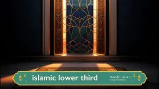 islamic green screen blue screen