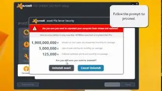 How to uninstall avast! File Server Security completely