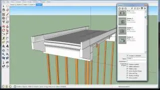 How to use scenes in Sketchup