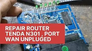 SERVICE ROUTER TENDA N301 PORT WAN TIDAK TERDETEKSI