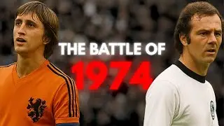 FIFA WORLD CUP 1974 - FRANZ BECKENBAUER VS JOHAN CRUYFF