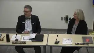 March 6, 2024 Regular School Board Meeting.