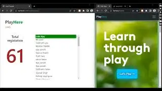 Play Here Quiz App using Python Django |  #finalyearproject #codeaj