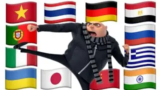 Gru in different languages meme