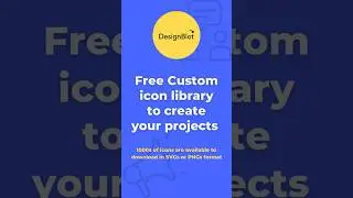 Customisable icon library to create your projects. #uiux #icon #library #free #customizable #design