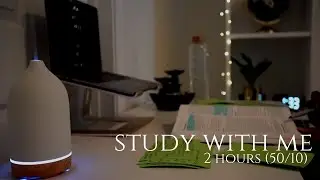 2-Hour Study With Me | Lofi + Rain 🌧 Pomodoro 50/10