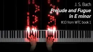 J.S. Bach - Prelude and Fugue 10 in E minor, BWV 855 on a virtual harpsichord (A=415)