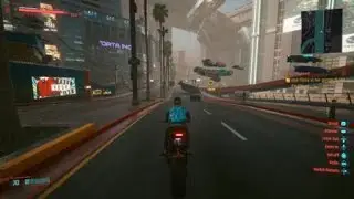 Cyberpunk 2077 Flying Car Mass Spawn