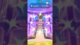 Lets GO! ✨ Shiny GIGANTAMAX LAPRAS in Pokemon GO.