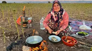 TÜTÜN TARLASINDA BİR GÜN‼️SABAH KAHVALTISI~SEMAVERDE ÇAY~ATEŞTE AKŞAM YEMEĞİ ✅