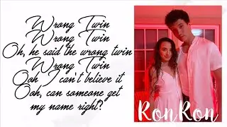 Merrell Twins - WRONG TWIN (Señorita Parody Shawn Mendes, Camila Cabello) (Lyrics)
