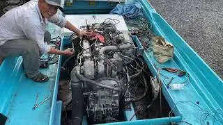 👉🚤 Tàu câu nhập Nhật Yanmar 9.2m x 2.15m, máy dầu đuôi Z 80hp👍. Alo 0903 070 753 #taucaunhapnhat