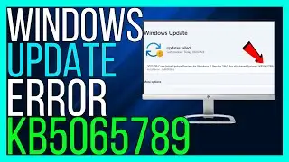 How to FIX Windows Update KB5065789 Not Installing (FIXED)