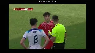 Archie Gray |  England U17 vs Switzerland U17 2023-05-30 Match Highlight | Every Touch