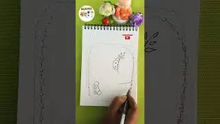 simple animals drawing #drawing #simple  #animals #draw #shorts #giraffe #bear #monkey #animal #draw