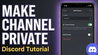 How to Make a Discord Channel Private  | Easy & Fast |