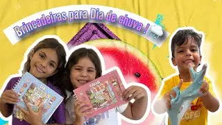 5 BRINCADEIRAS PARA DIA DE CHUVA * FICAMOS PRESOS NO ELEVADOR !