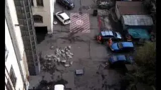 Meanwhile in Soviet Russia. Roof cleaning