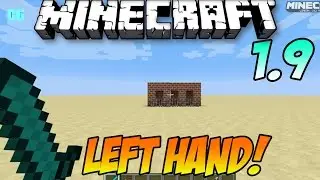 Minecraft 1.9 - Combat Update! Items in Both Hands, Sword in Left Hand & More!